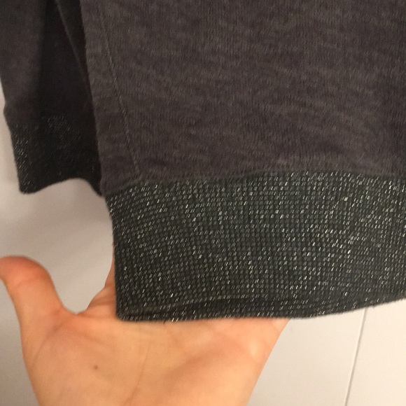 🧸Aerie Gray Comfy Long Sleeve Lounge Shirt xl - Picture 5 of 6